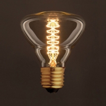 Vintage Golden Light Bulb BR95 Carbon 