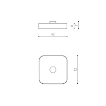 THIN SQUARE LAGI ø420mm