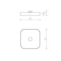 THIN SQUARE LAGI ø500mm